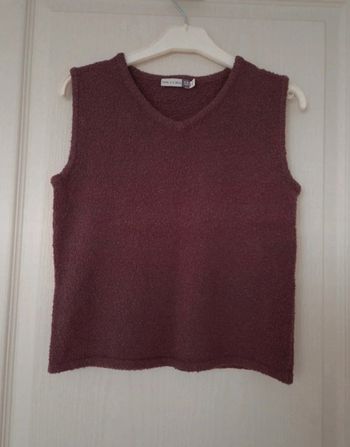 Pull sans manche violet fille tape à l'œil 8 ans