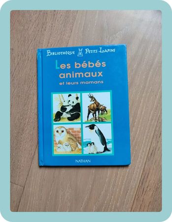 Livre les bébés animaux et leurs mamans