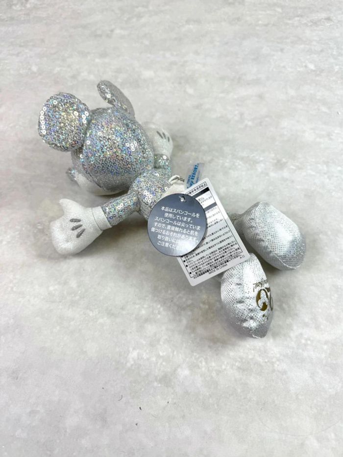 Peluche d’épaule Disney Mickey Sequin argent 20th anniversary Tokyo Disneyland - photo numéro 11
