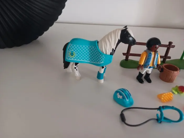 Country Cavalier et son poney Lewitzer  playmobil - photo numéro 7
