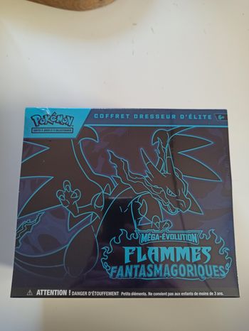 ETB Pokémon Méga Évolution Flamme Fantasmagorique - Neuf & Scellé (Avec Défaut)