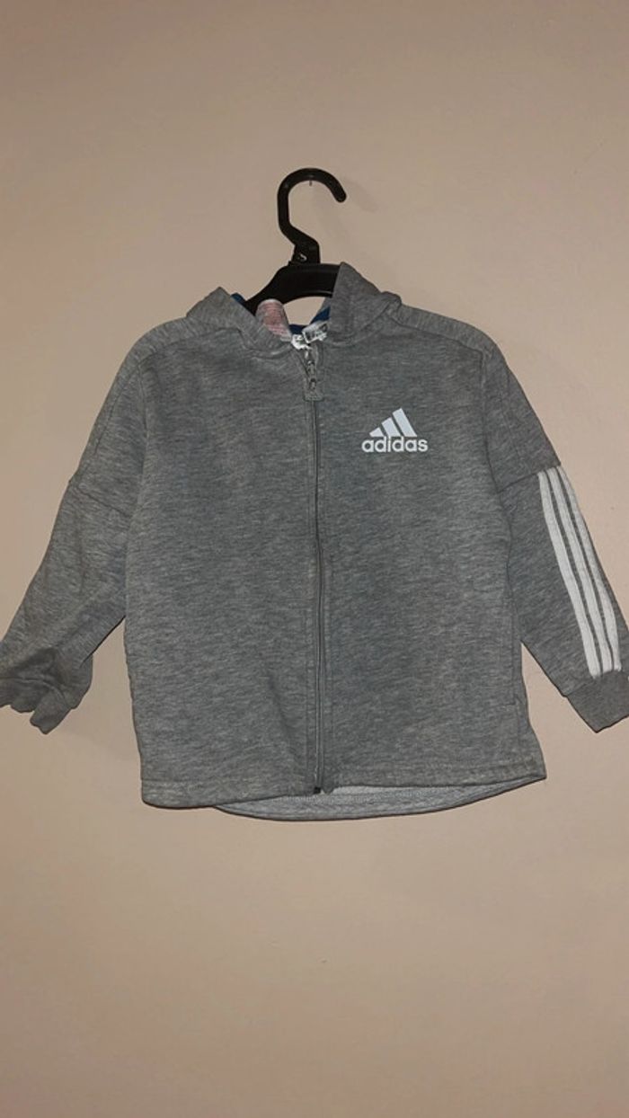 Gilet gris Adidas