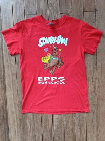 T-shirt collège student manches courtes Scooby-doo! Hight school S