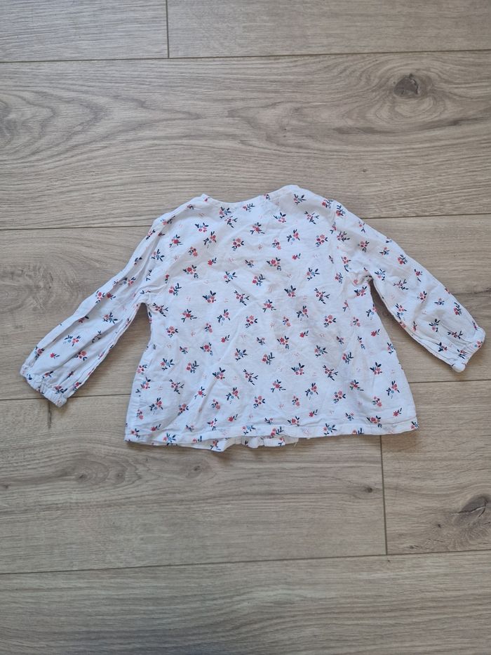 Lot de 3 chemises bébé fille Tex 12 mois - photo numéro 3