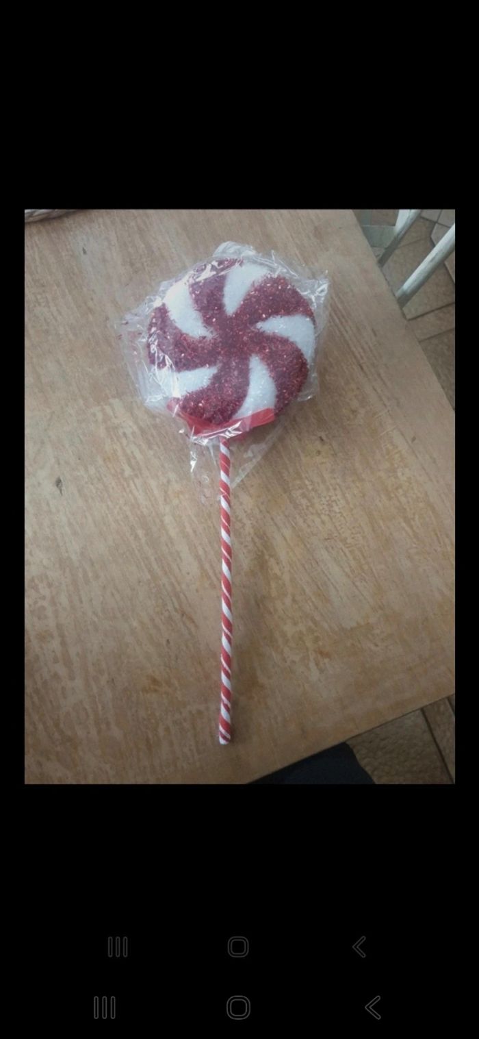 Sucette noel rouge - photo numéro 3