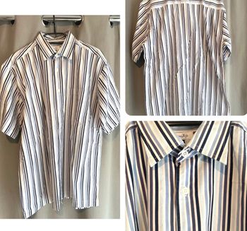 Chemise à rayures en coton