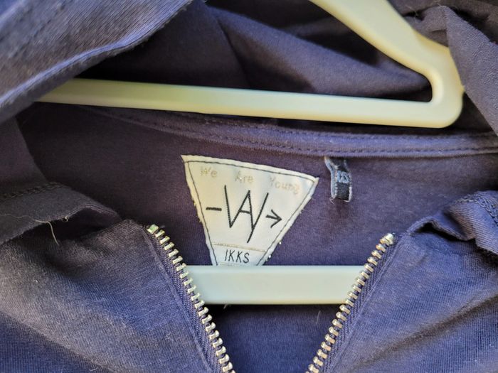 Superbe haut à capuche court IKKS marine, 12/14 ans - photo numéro 5