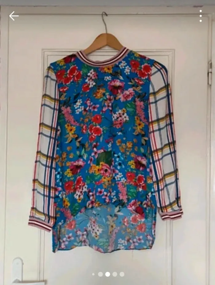 Top Asymétrique fleuri - photo numéro 5