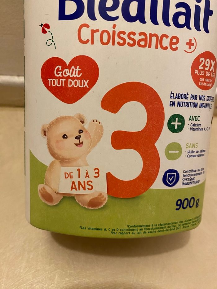 Lait de croissance 3 blédilait  De 1 an à 3 ans  Neuf, jamais ouvert  Date : 25-04-2027 8€ - photo numéro 6