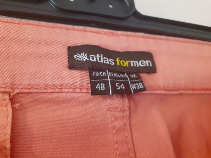 Bermuda/ short homme Atlas for men saumon taille 48 - photo numéro 4