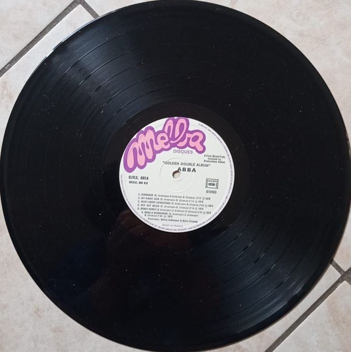 Vends Vinyle ABBA Golden double album vitesse 33 tours format 30 cm année 1976 - photo numéro 3
