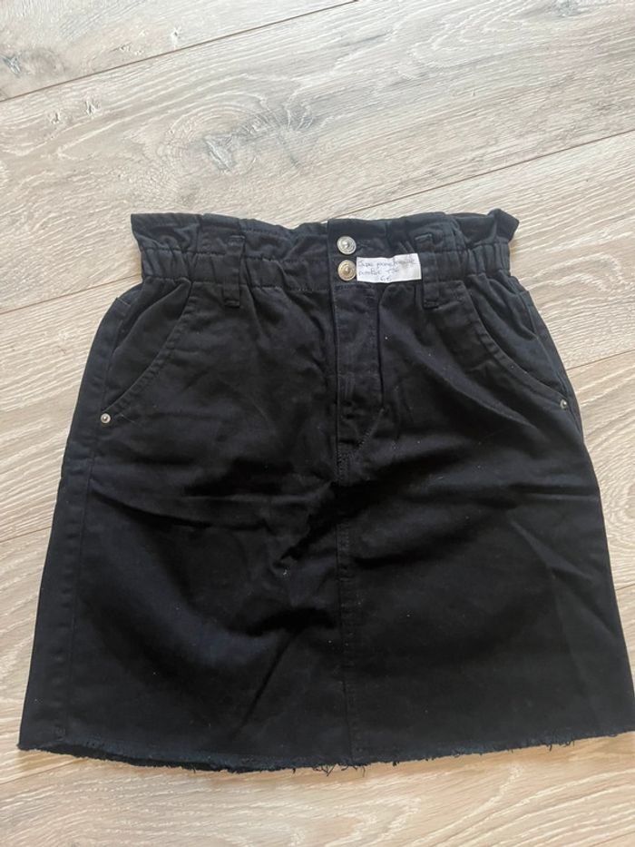 Jupe en jeans noir
