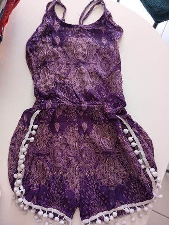 Combi short fille