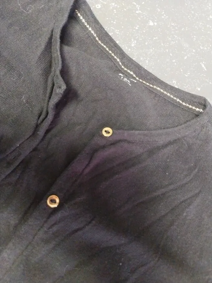 Gilet noir 12 ans kiabi - photo numéro 4