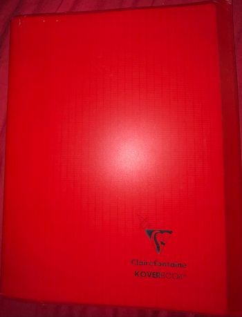 Cahier scolaire
