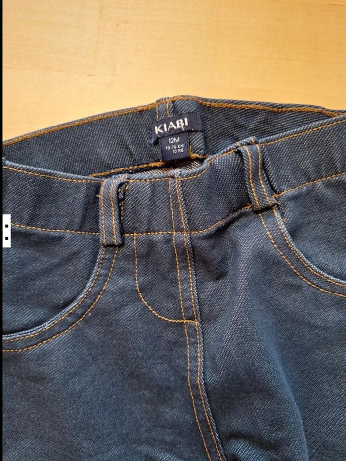 Jean pour fille taille 12mois marque Kiabi en très bon état - photo numéro 3