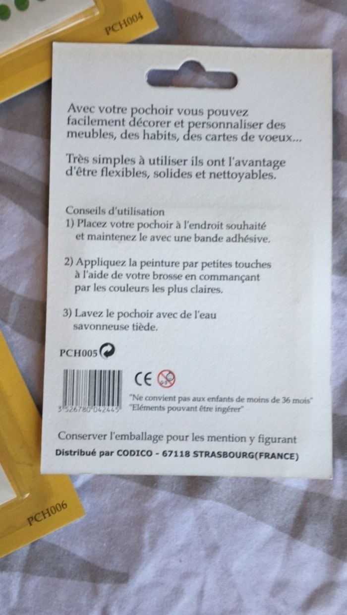 Lot de 8 pochoirs neufs - photo numéro 4