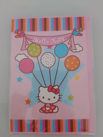 Carte anniversaire Hello kitty