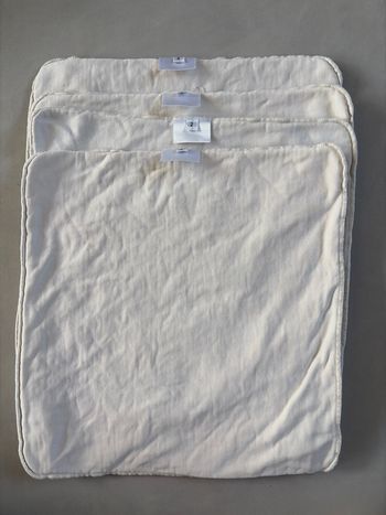 Lot de 4 inserts coton hamac taille 2