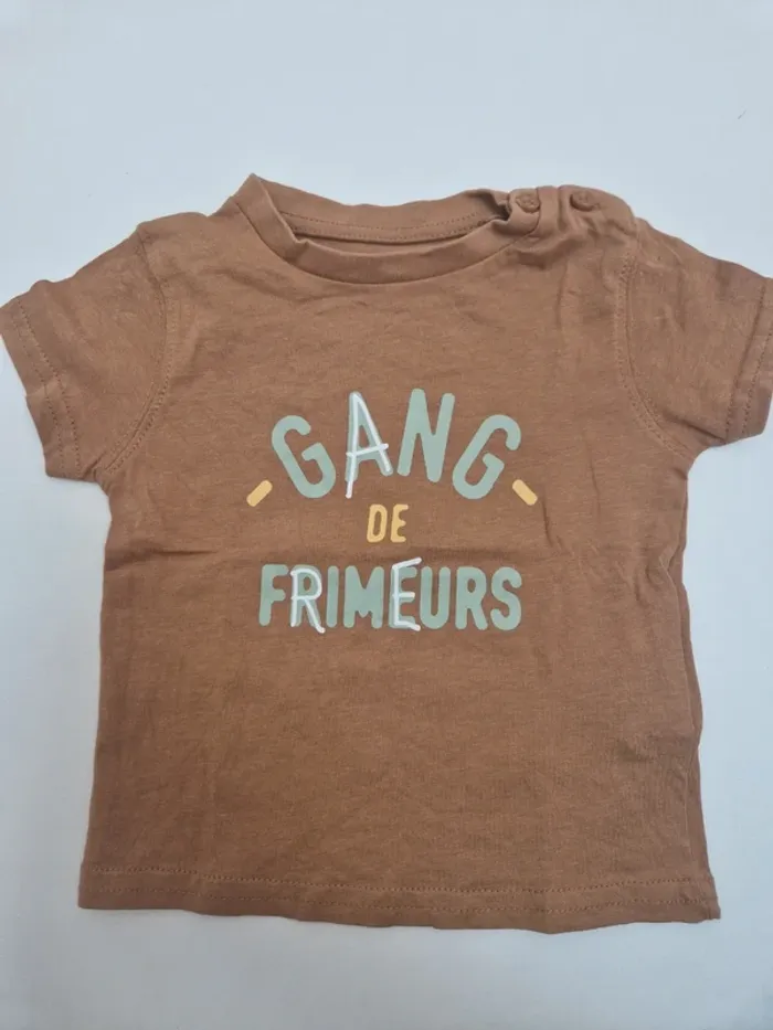 T-shirts garçons 6 mois 👕 - photo numéro 5