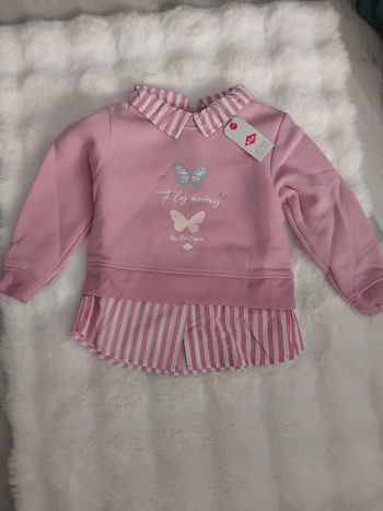 Sweat fantaisie, effet 2 en 1, Lee Cooper, 4 ans