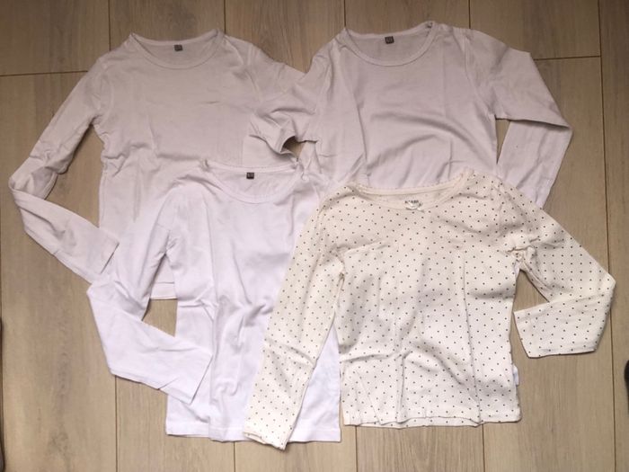 Lot de 4 maillots de corps 6/8 ans