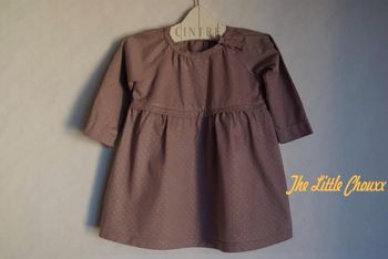 Robe 18 mois cousue main