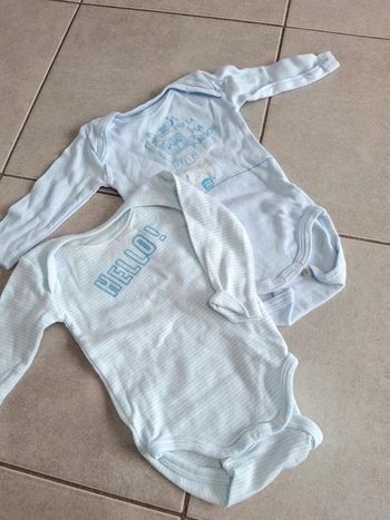Lot 2 bodys manche longue