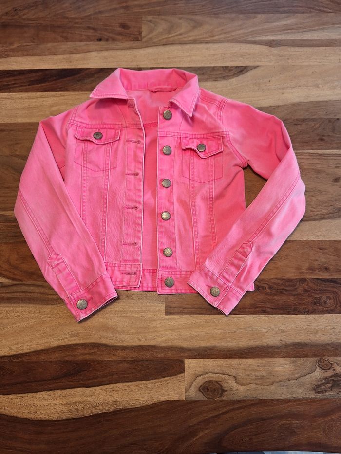 Veste jeans rose 10ans