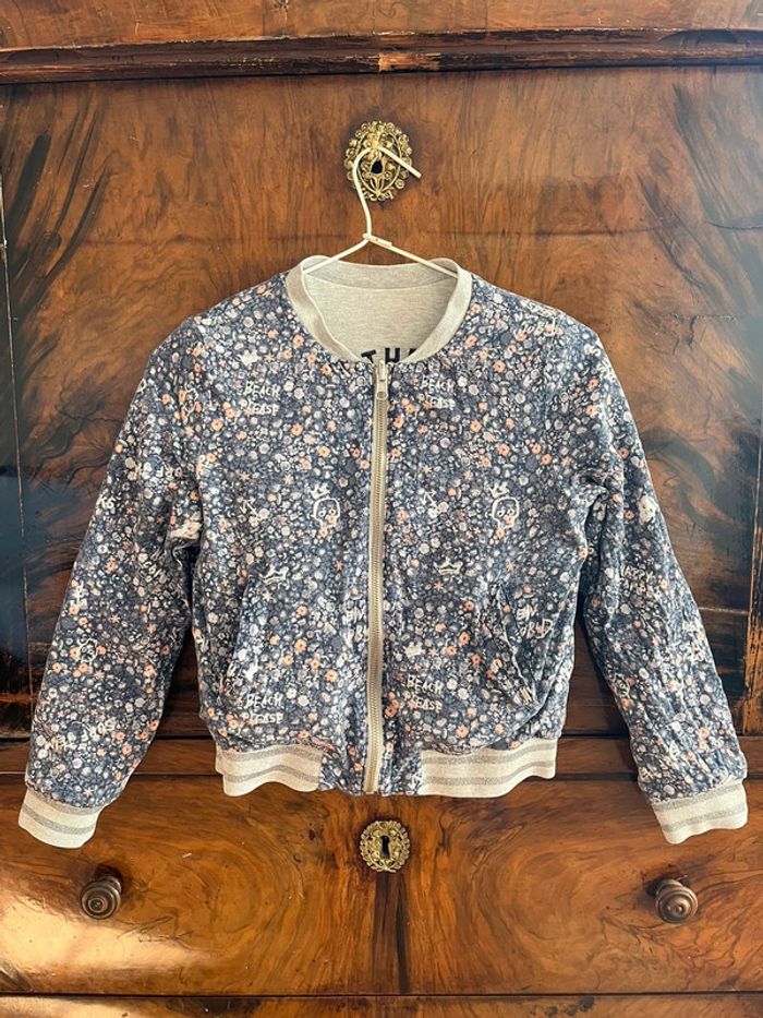 Veste/sweat zippé réversible Ikks fille 10 ans