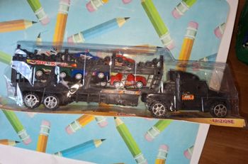 Camion et voitures