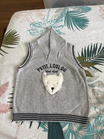 Pull sans manche 12 mois