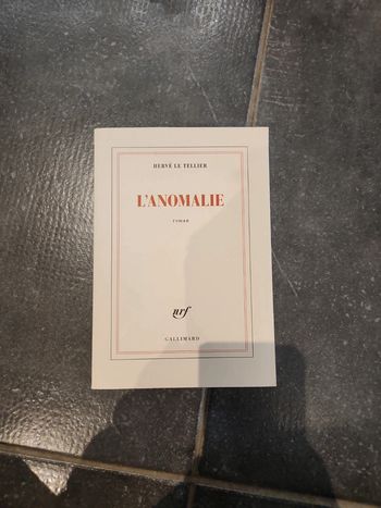 Livre : L'anomalie