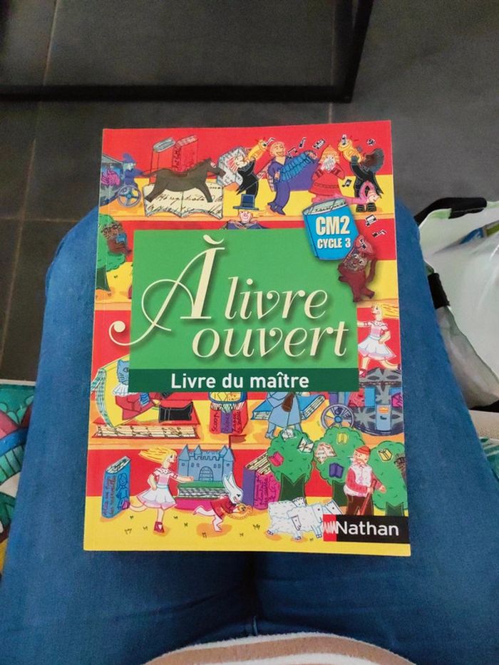 A livre ouvert - Livre du maître - Cm2