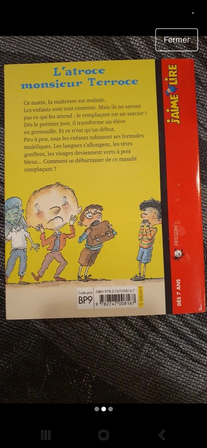 Livre " l'ateoce monsieur Terroce" - photo numéro 2