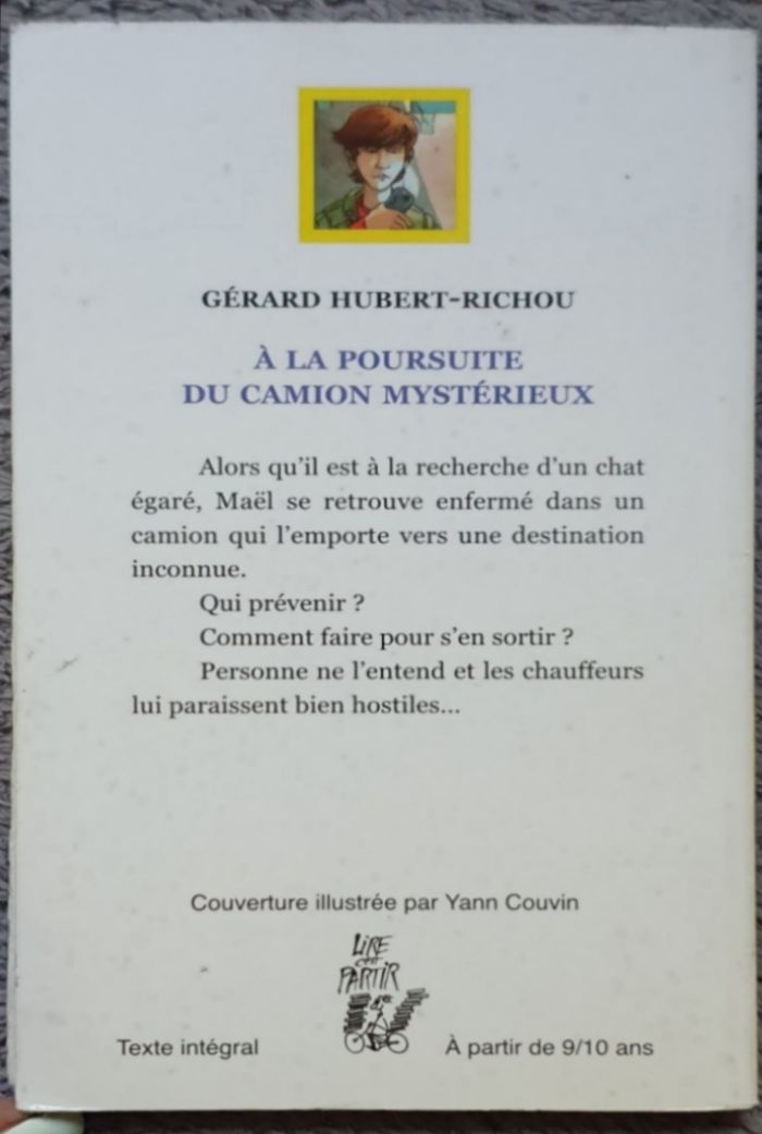 Roman format poche "À la poursuite du camion mystérieux" (9-10 ans) / Éd. Lire c'est partir - photo numéro 2