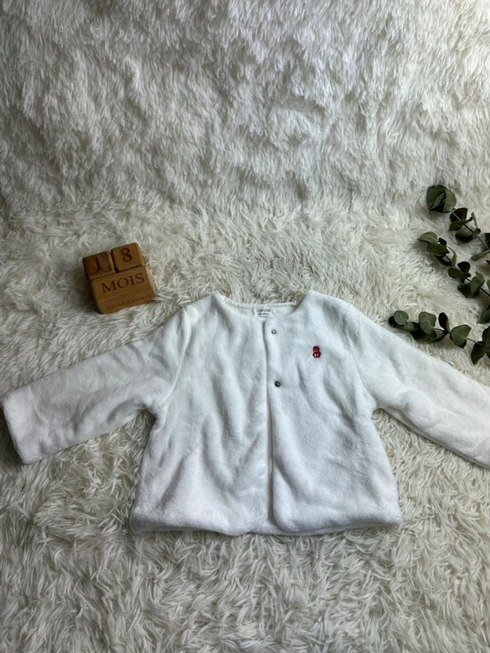 Gilet en sherpa obaibi taille 18 mois