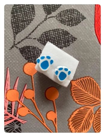 Boucles d’oreilles pattes 🐾 de chien