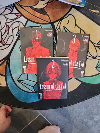 Livre manga geek lesson of the evil tome 1 2 3