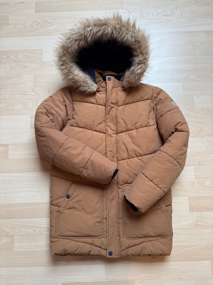Manteau parka doudoune chaude camel