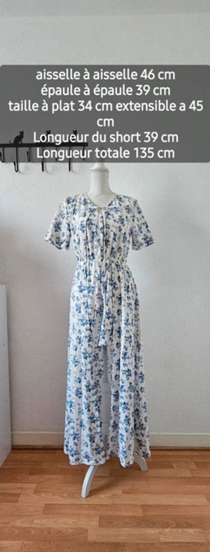 Robe maxi combishort intégré T36 - photo numéro 2
