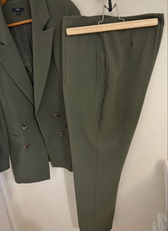 Tailleur pantalon femme Kaki 36 Kiabi - photo numéro 2