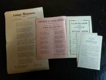 4 anciens documents pieux