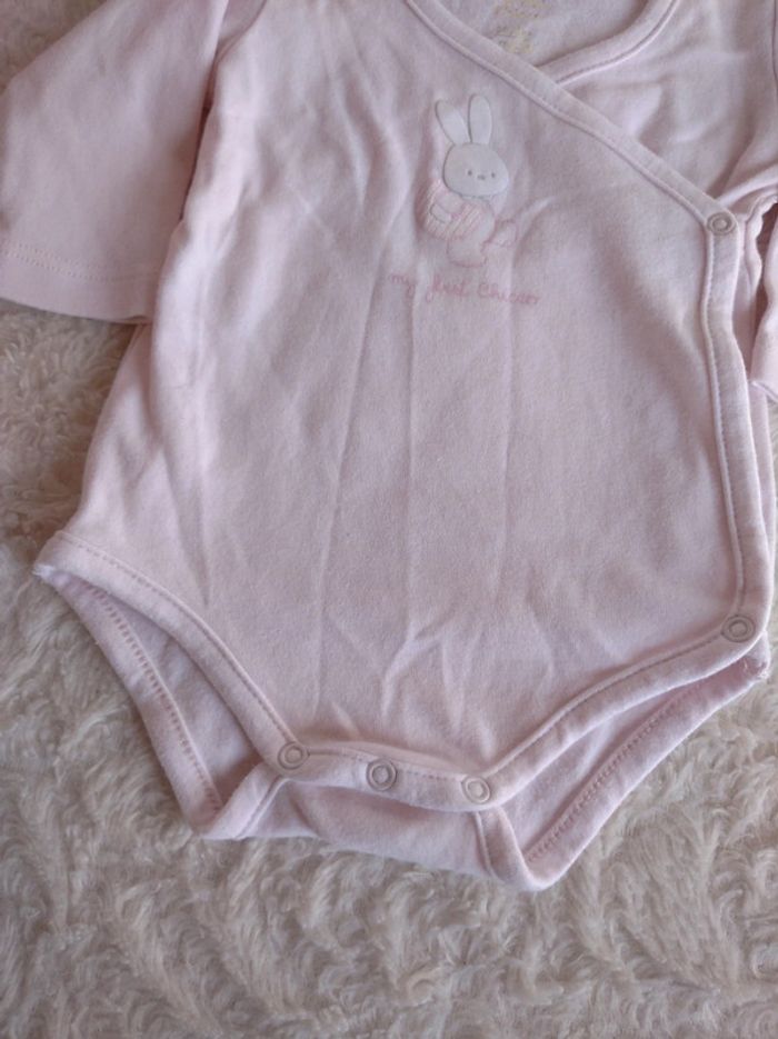 Body croisé manches longues Fille 3 mois lapin first Chicco - photo numéro 4