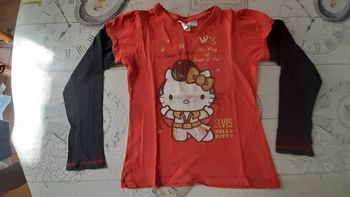 Sweet noir et rouge motif Hello Kitty