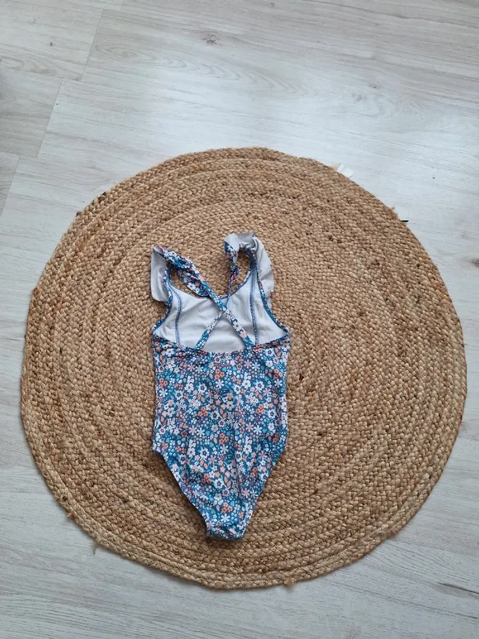 Maillot de bain bleu 1 pièce Okaïdi 8 ans - photo numéro 4