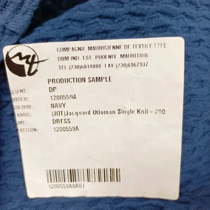 Robe bleu marine Dorothy Perkins – maille texturée, sans manches, taille 40 A1077 - photo numéro 8