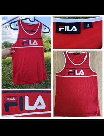 Débardeur fila rouge 12 ans