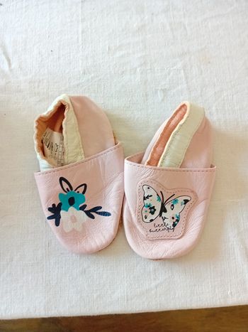 Chaussons cuir 15/18