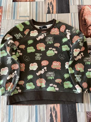 Pull fille, paillettes